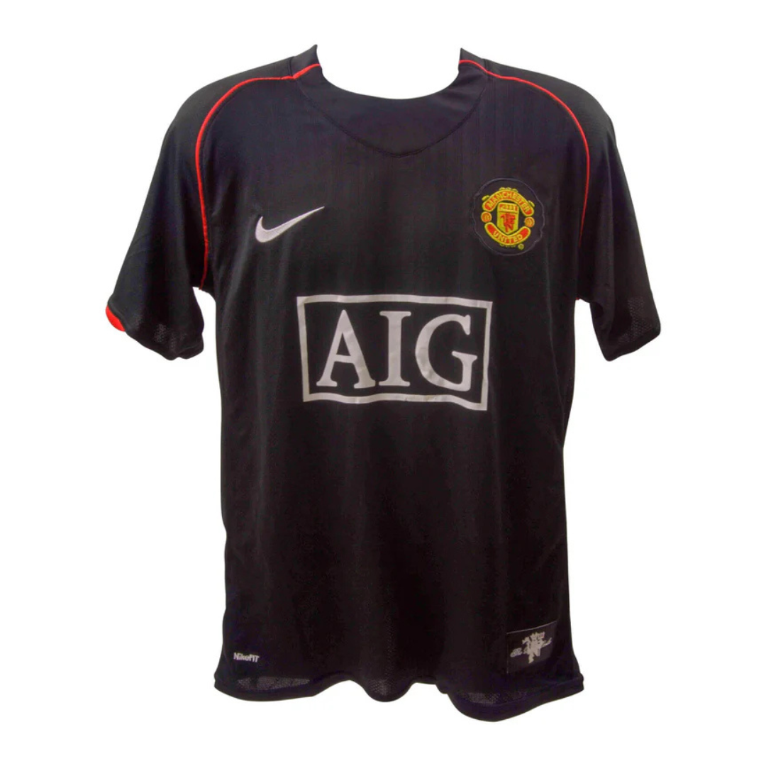 Paul Scholes Signed Manchester United Soccer Jersey #18 with Beckett Witness